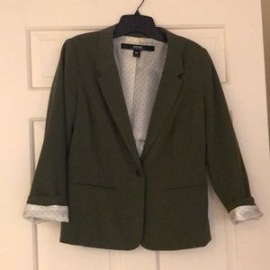 Olive green blazer
